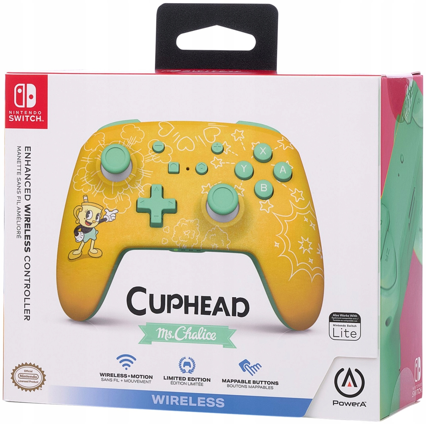 PowerA Switch Pad bezprzewodowy Cuphead Ms Chalice