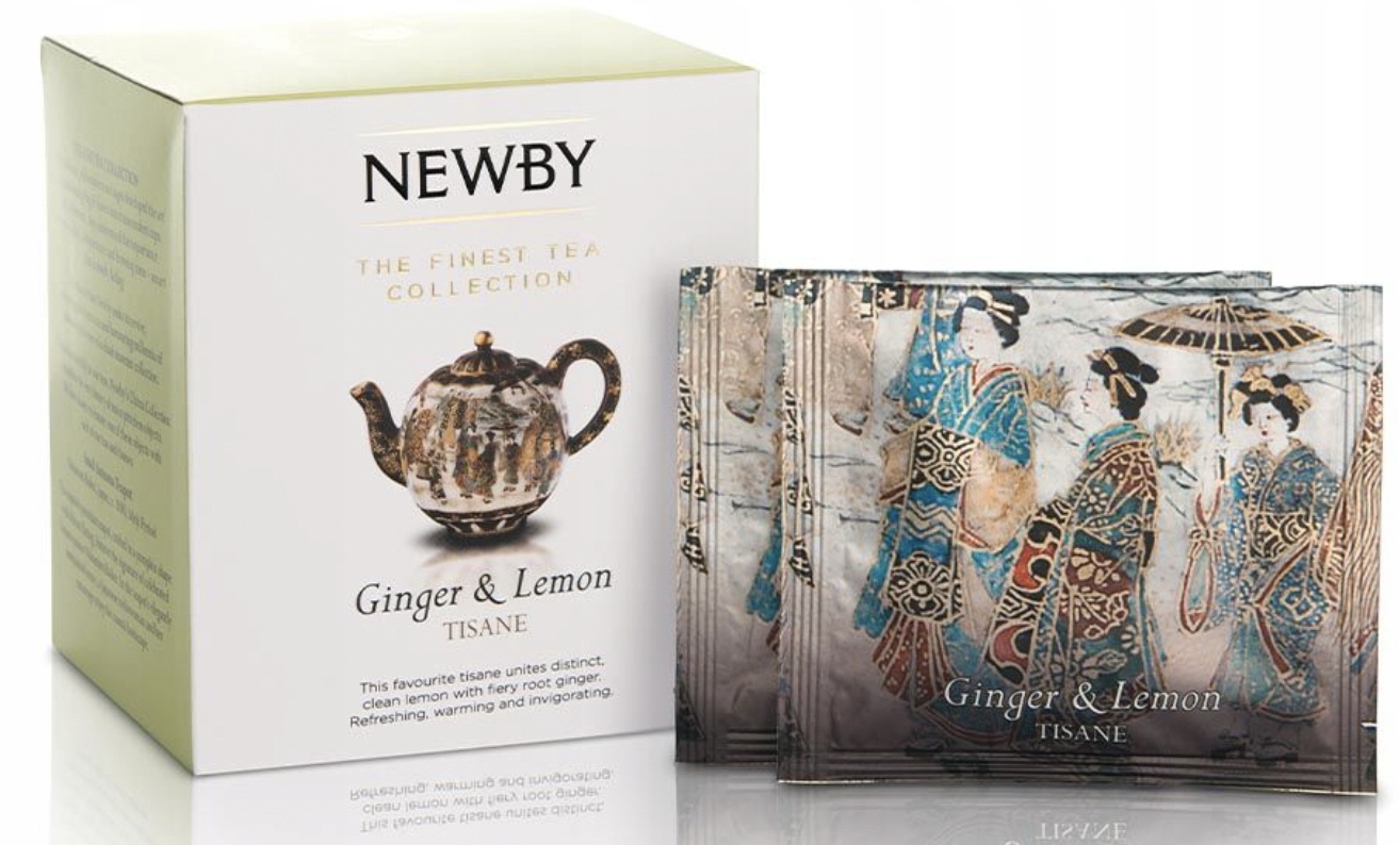 Herbata ziołowa Ginger Lemon herbatka Newby Tea