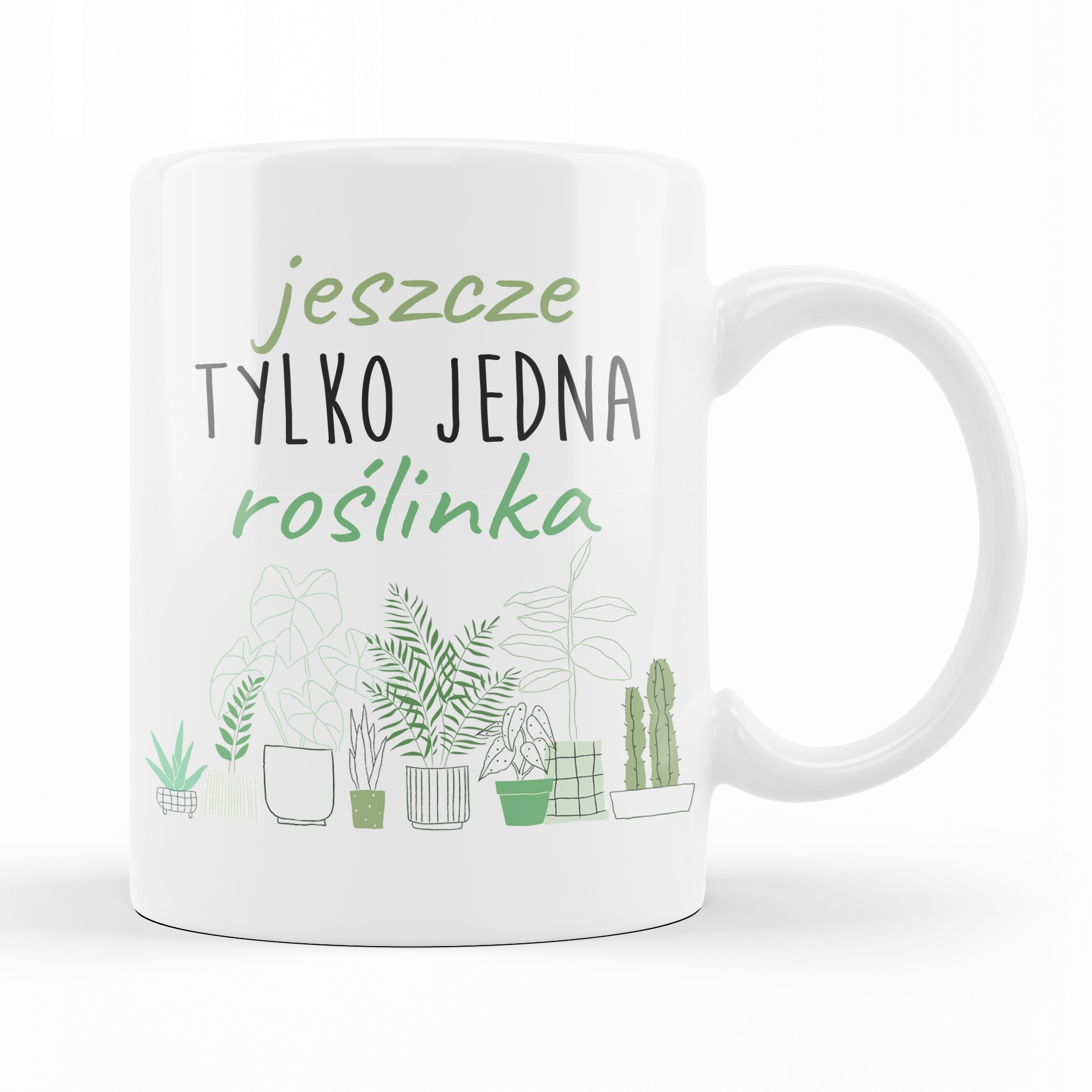 KUBEK ŚMIESZNY PREZENT ROŚLINY KWIATY MAMA MAMY