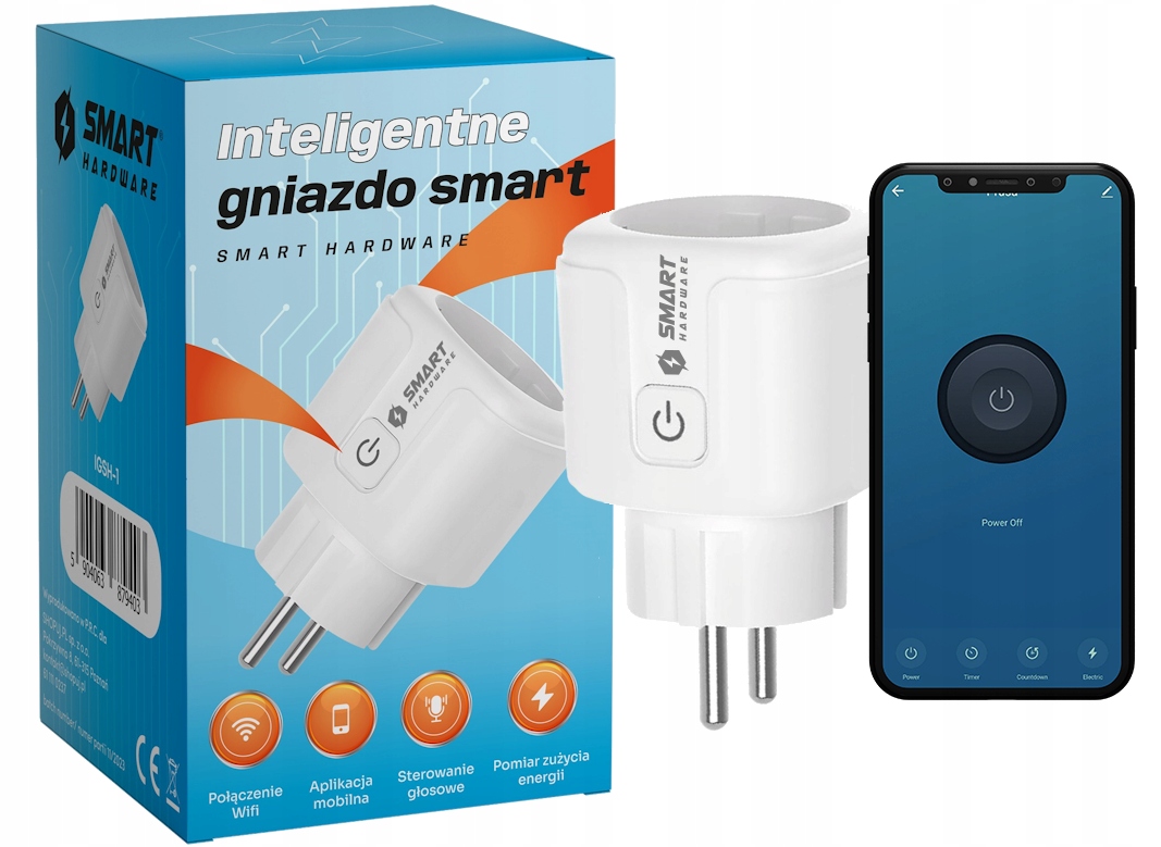 INTELIGENTNE SMART HOME STEROWANE GNIAZDKO WIFI PROGRAMATOR WATOMIERZ
