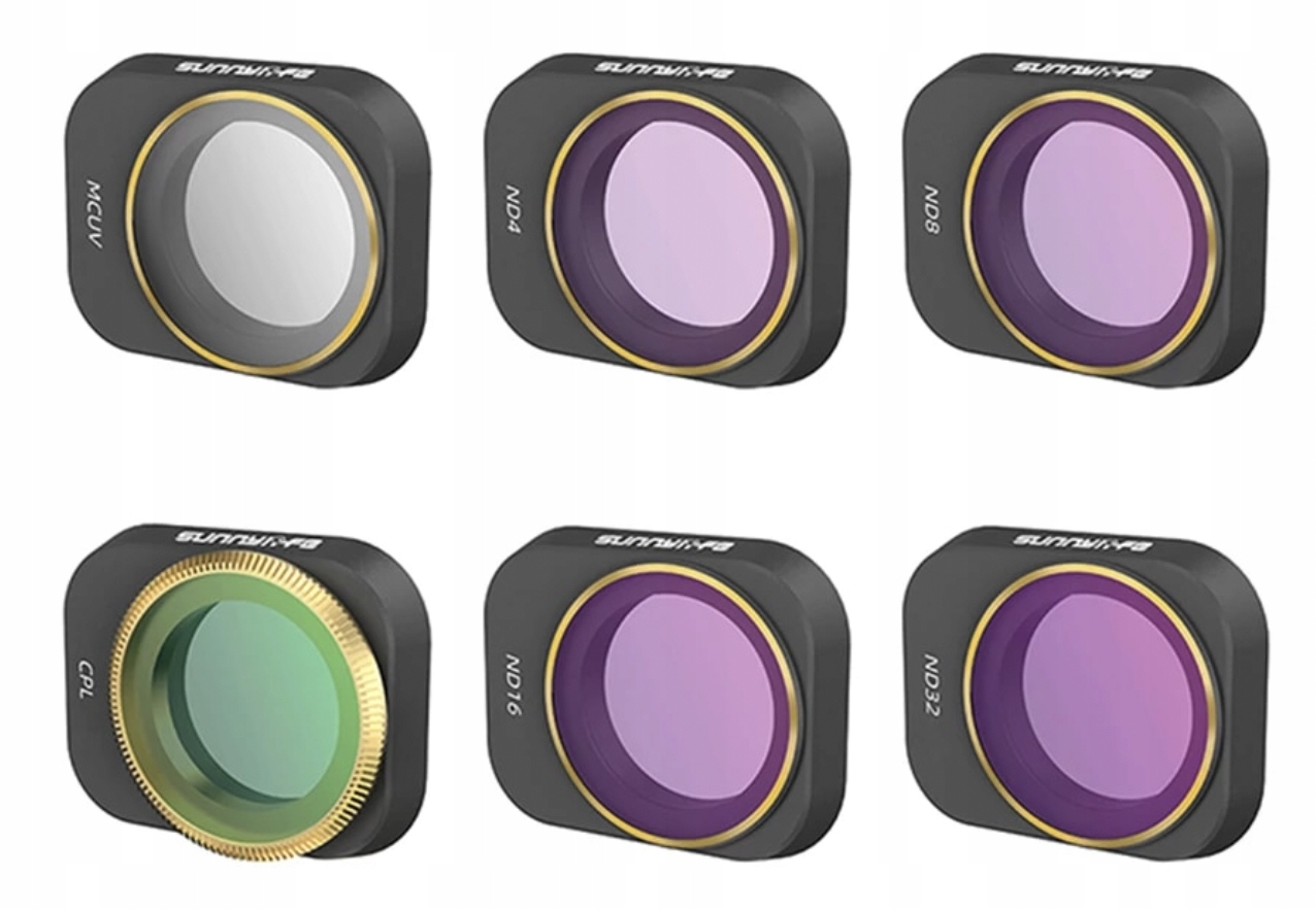 Nd 4/8/16/32 Cpl Mcuv filtry pro Dji Mini 3 Pro