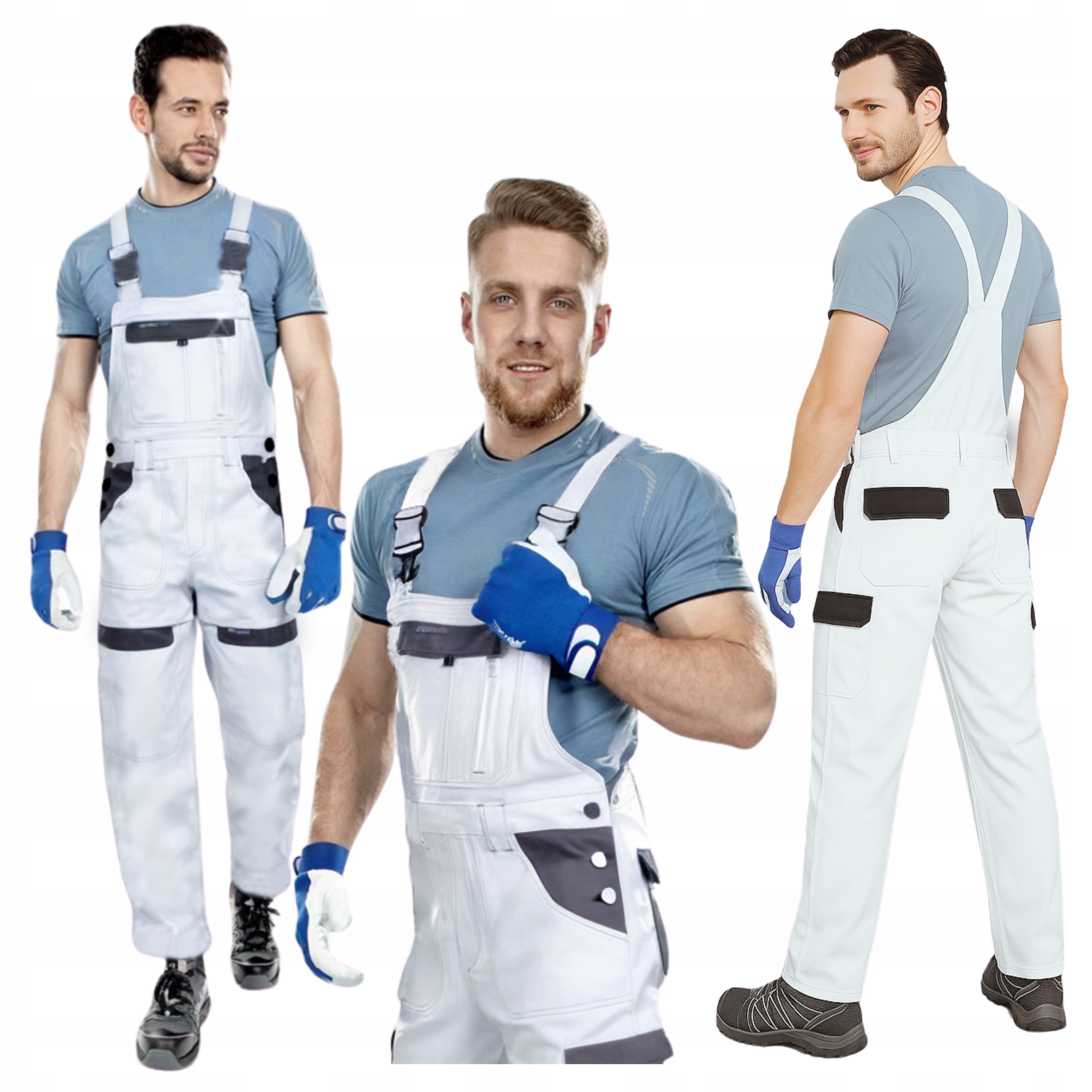 Pracovní montérky, ochranné kalhoty do práce, bavlna 100% Bavlna vel. 50