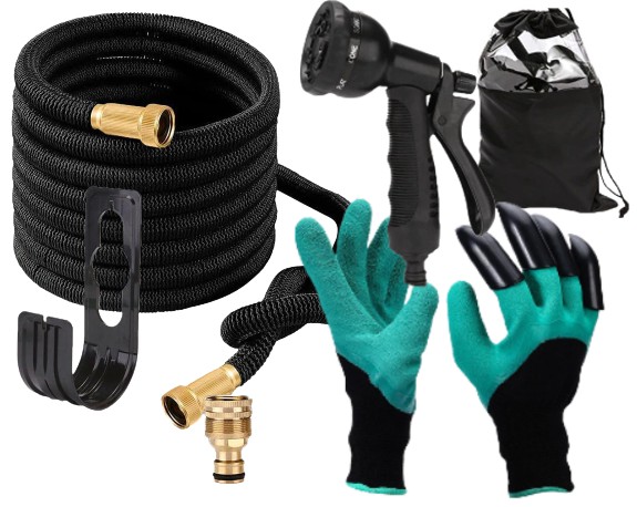 

Wąż Rozciągliwy Ogrodowy+pokrowiec+rękawice