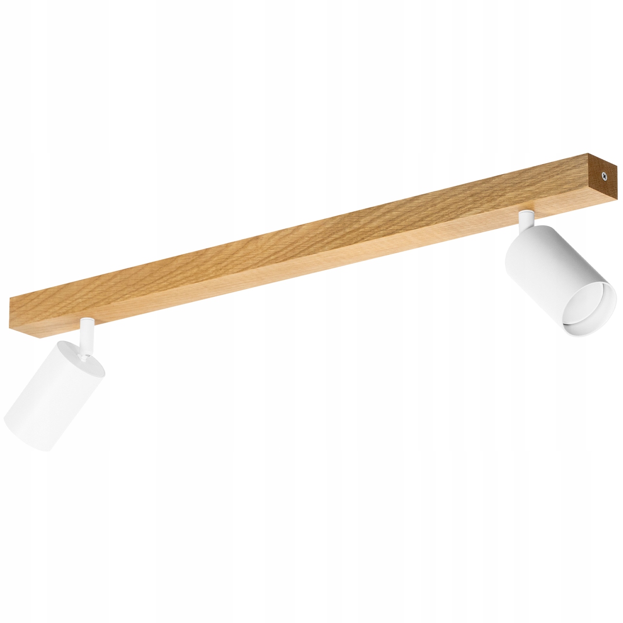 Stropní Svítidlo Led Stropní Svítidlo Dubová Tuba Modern 60 cm 2 x GU10 Bílá Nástěnný