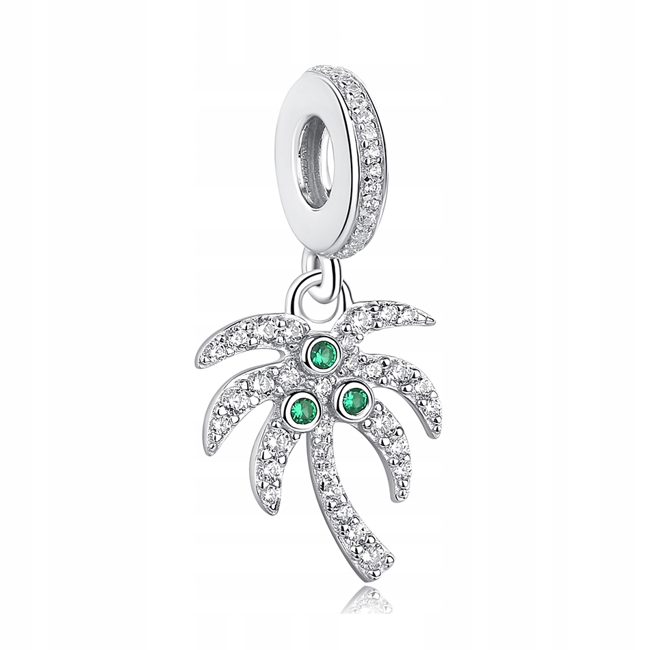 CHARMS PALMA KOKOSOWA SREBRO ZAWIESZKA SREBRNA 925