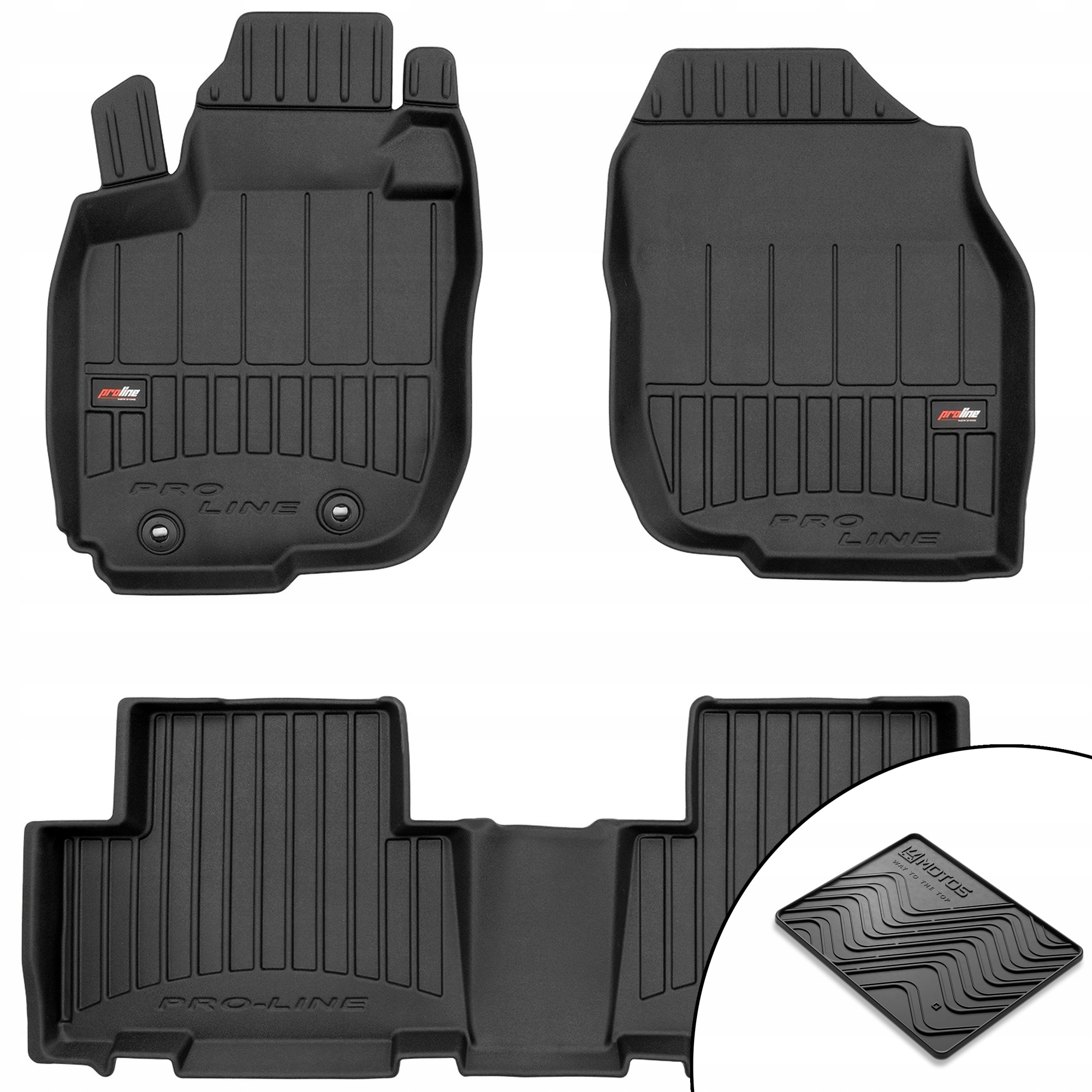 3D gumové rohože Toyota RAV4 III 2005-2012 rohož zdarma