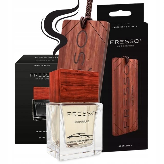 Fresso Gentleman Perfum 50ml zawieszka Zapach do samochodu