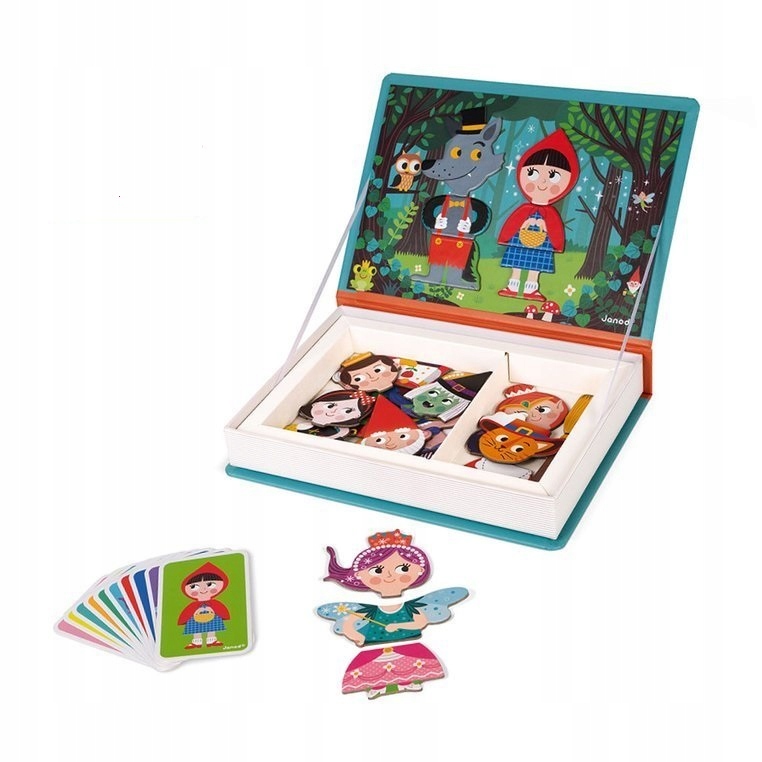 Magnetyczne Puzzle MAGNETIBOOK Świat Baśni Janod Marka Janod