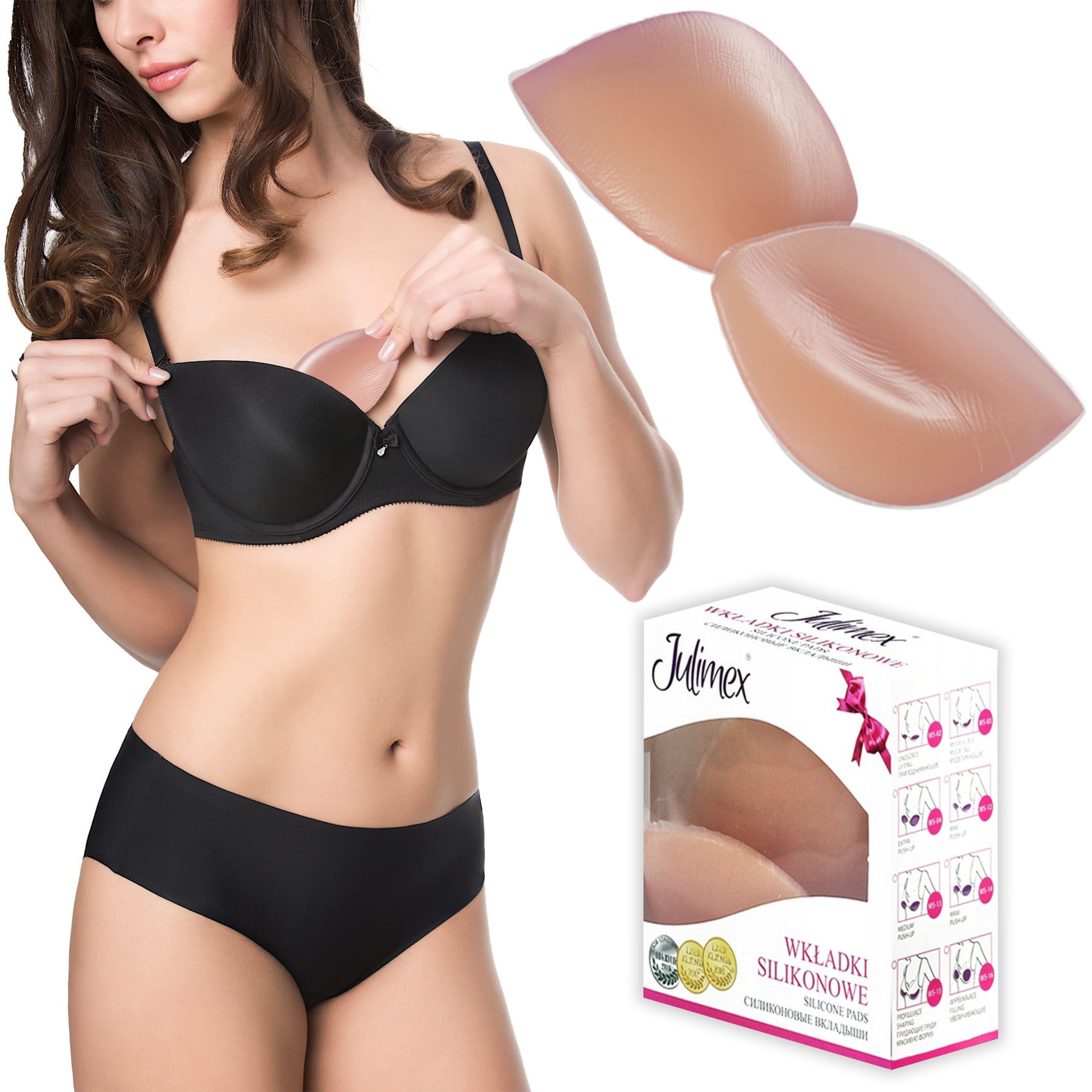 

Wkładki Silikonowe Julimex Maxi Push-up (WS-14)