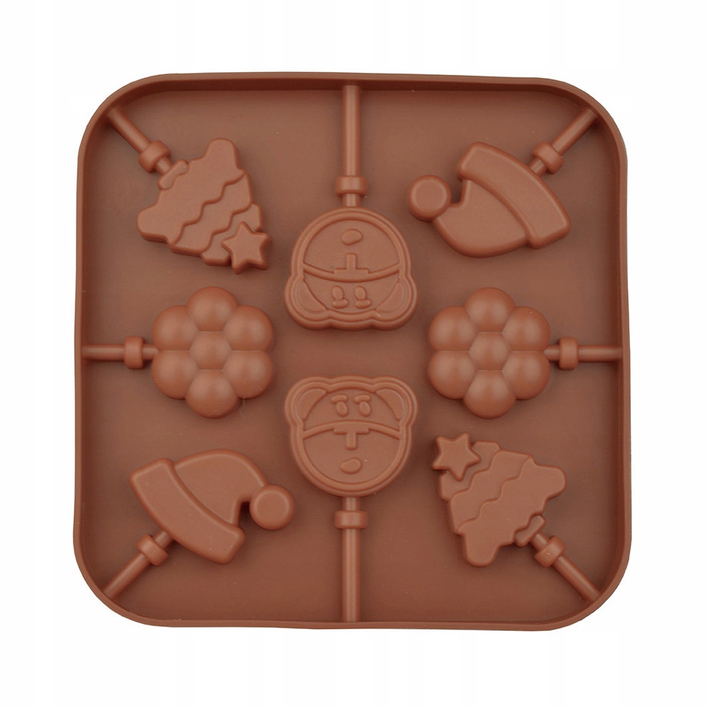 

Foremka Silikonowa Do Lizaków Choinka Mikołaj