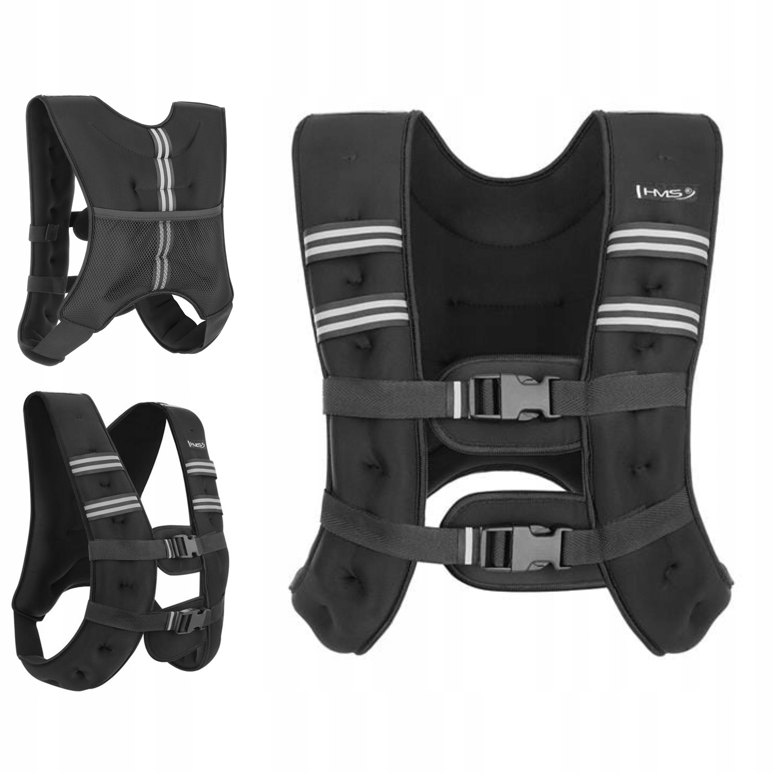 Zátěžová vesta pro trénink 8 kg Hms Běh Crossfit Fitness Sport