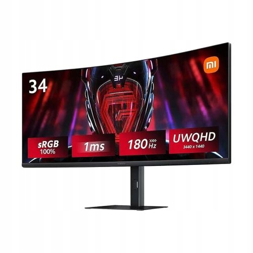 Xiaomi Mi Monitor G34WQI 34 inch Curved Gaming Black Eu ELA5454EU