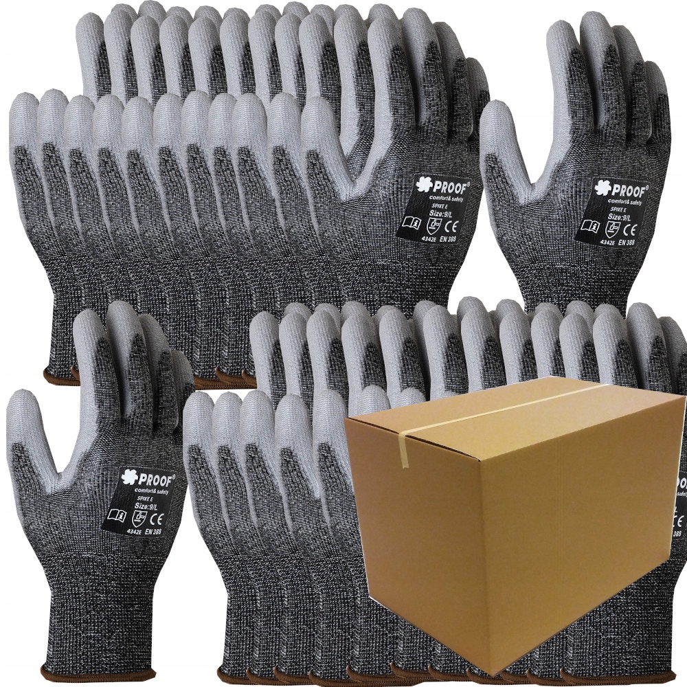 Робочі рукавички із захистом від порізів E Spike 7-120par