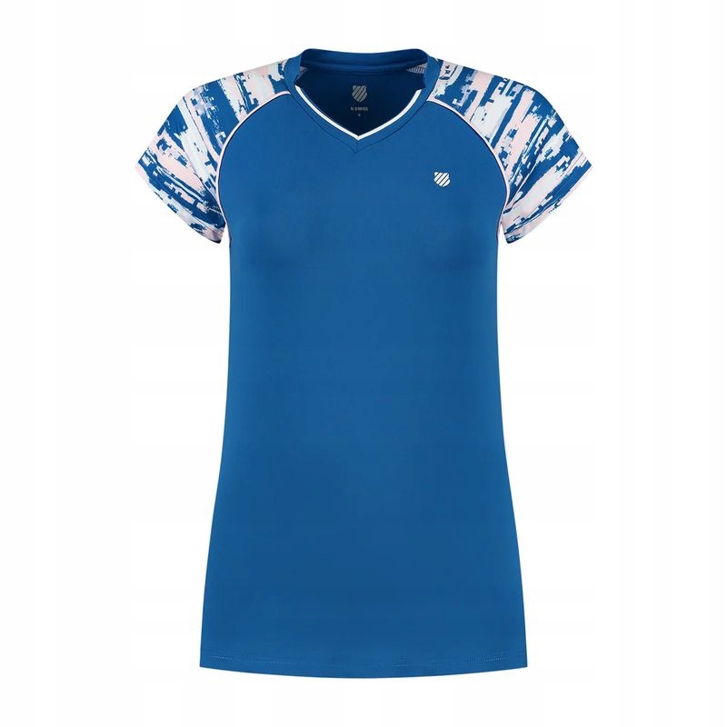 Dámské Tričko K-swiss Tac Hypercourt Cap Sleeve 2 Women Classic Bl/pr Xs