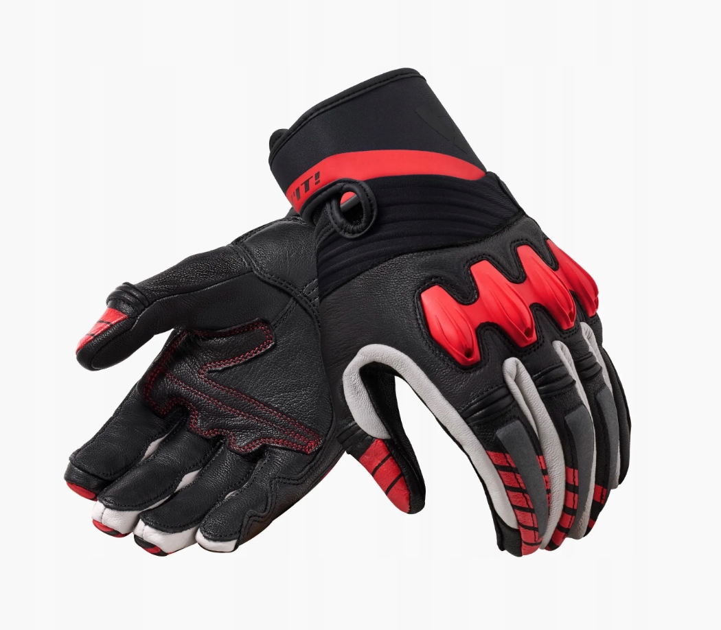 Revit Energy Black/red Rukavice Moto veľ. M Na Ruku