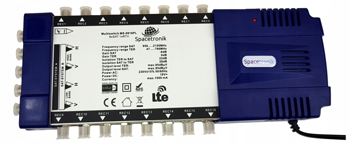 Multiswitch Spacetronik Pro Series MS-0916PL 9/16 Kod producenta MS-0916PL