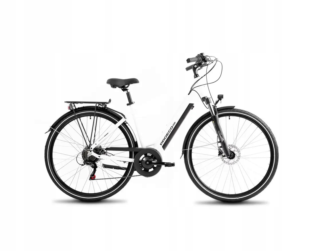Rower elektryczny Romet Proeco Wave An 1.0 R 17 cali 28" biały 504 Wh