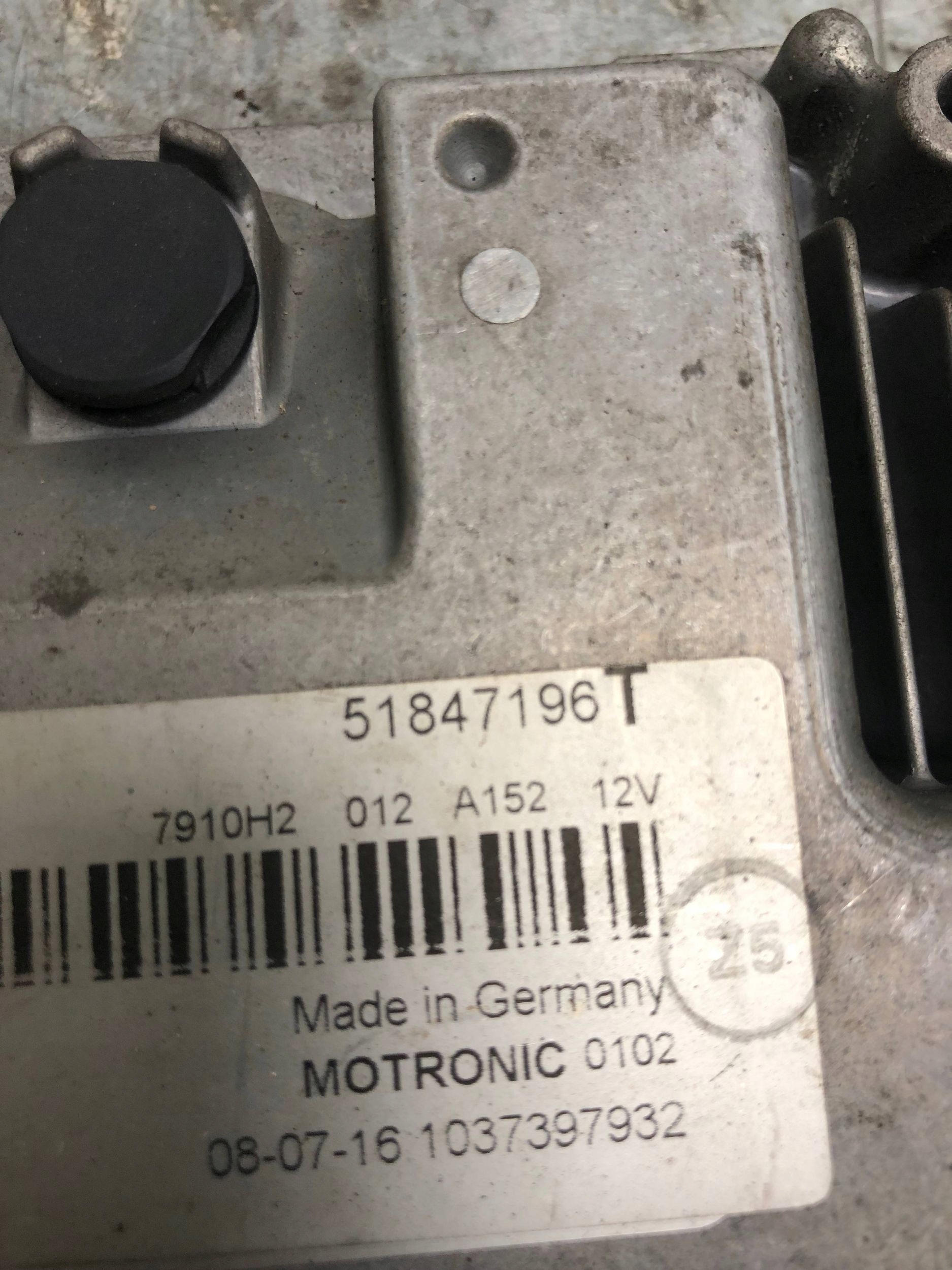 computer Motore ALFA ROMEO MITO 51847196
