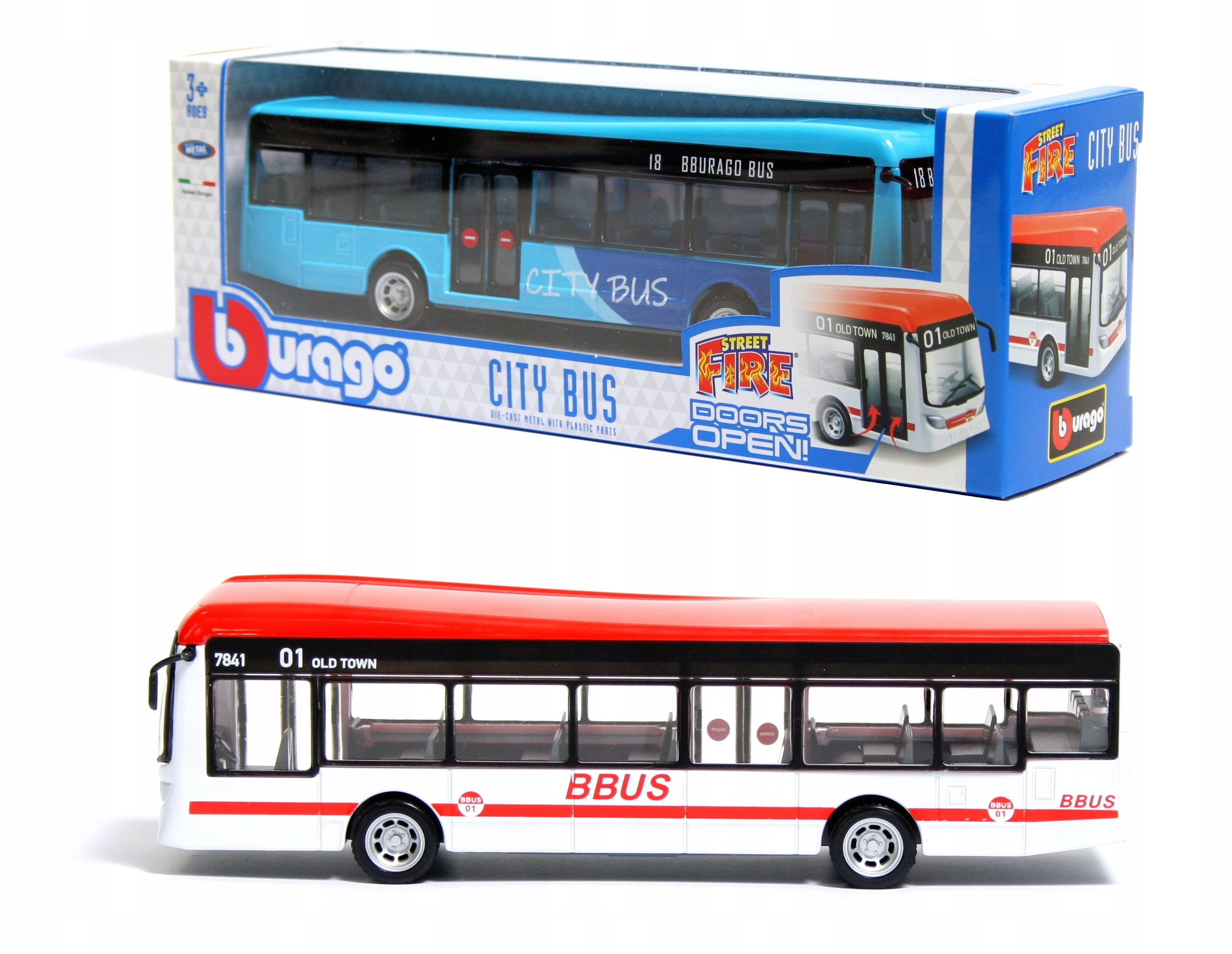 Bburago 18-32102 Městský autobus 1:43
