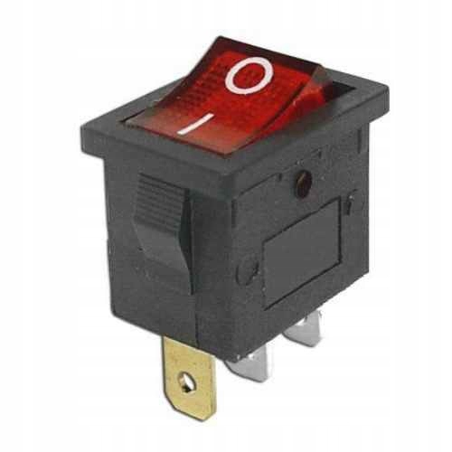 

IRS-701AC przełącznik 2p 6A 250V czerwony 5szt.