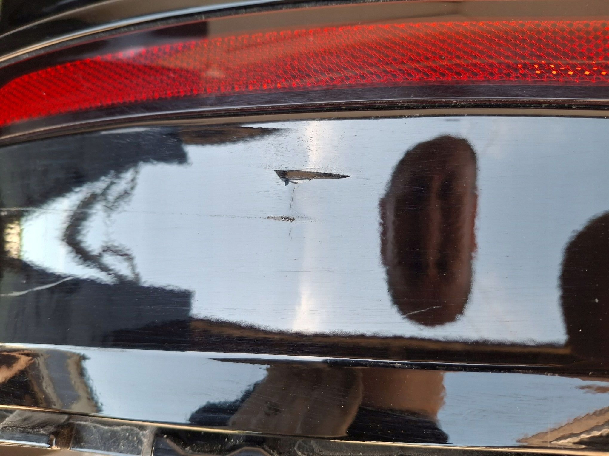 bumper rear VOLVO V60 II 2018R->