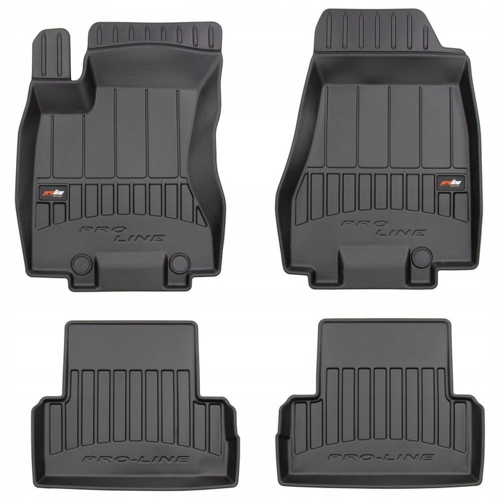 Gumové Koberce Nissan X-Trail II T31 2008-2013 Korytka 3D