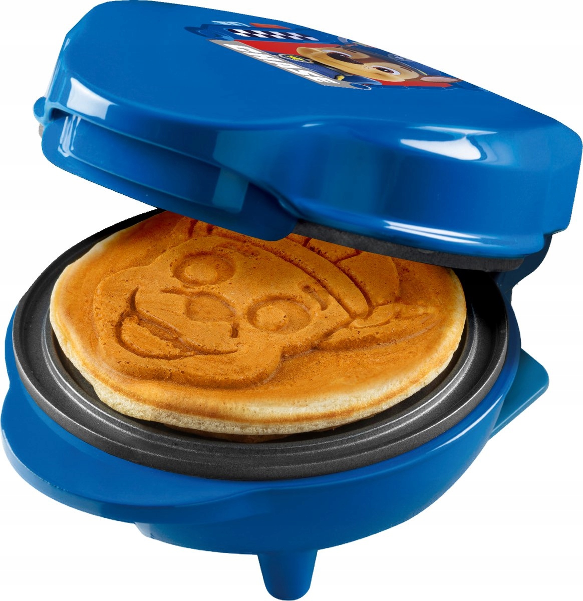 Vaflovač Tlapková patrola „Chase“, modrý, ideální na narozeniny