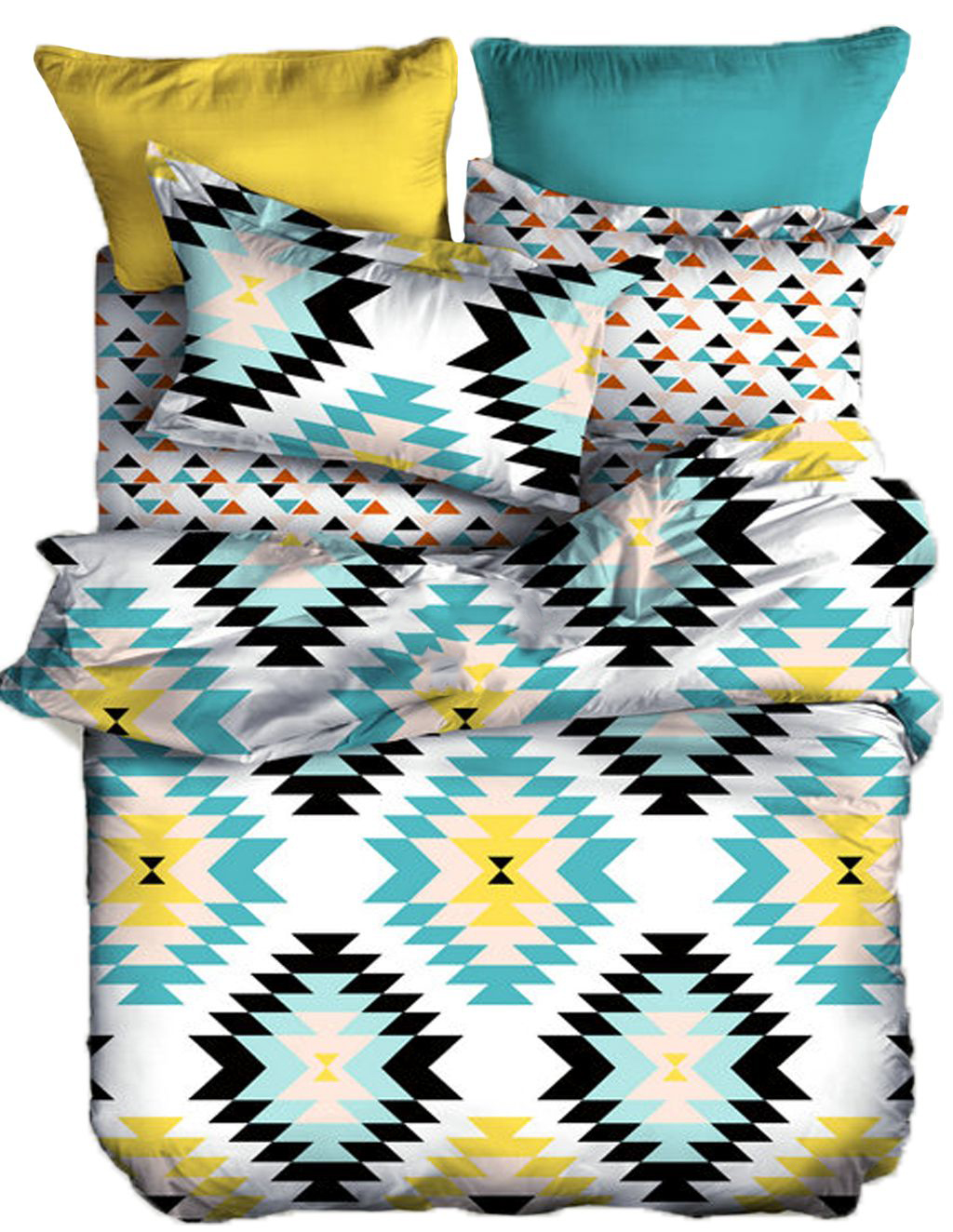 Přikrývka Na Postel 220x240 2 Prošívané Povlaky Kol