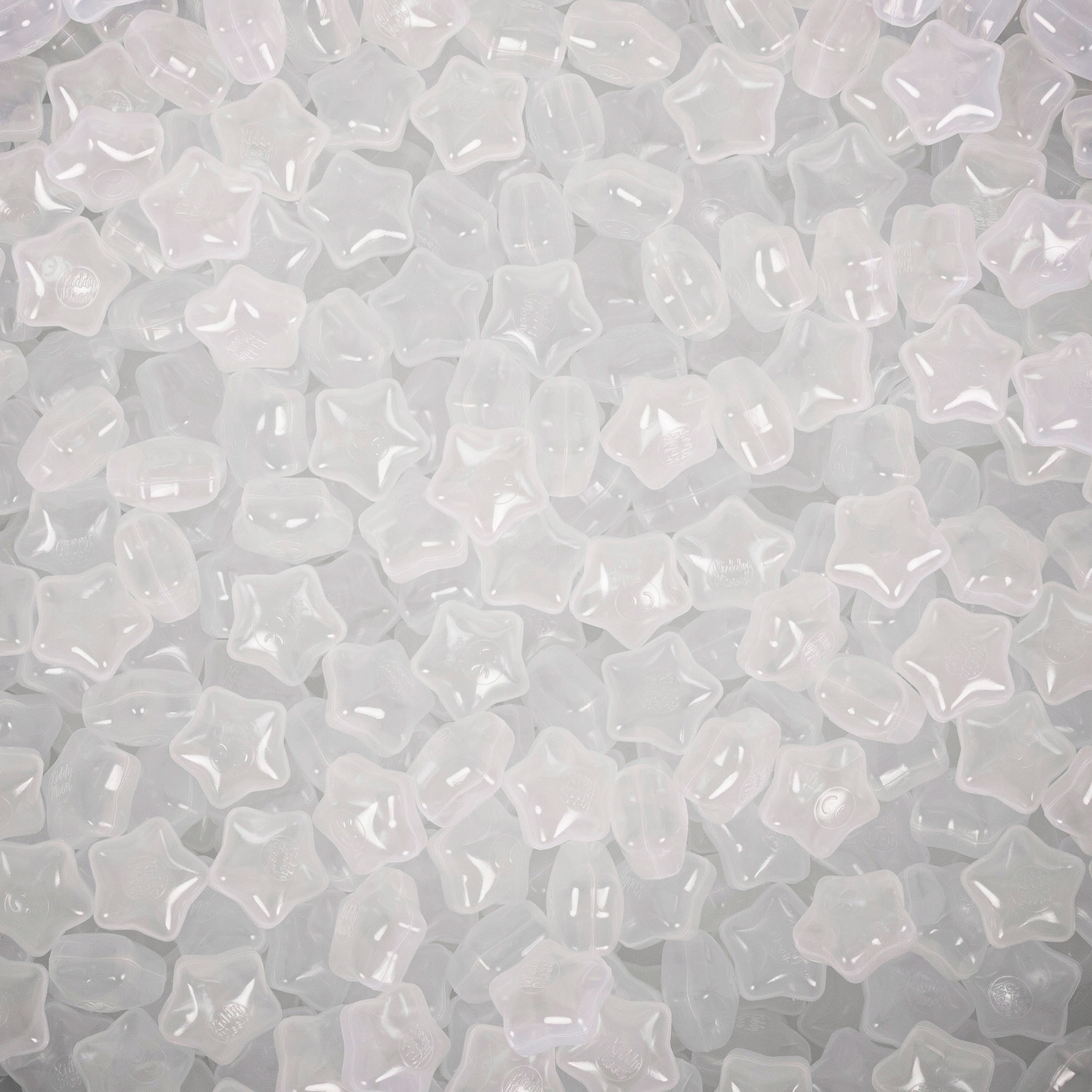 Plastikowe gwiazdki piłeczki DLA DZIECI 200szt 6cm Rodzaj Do suchego basenu