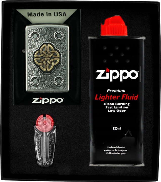 Sada Zippo Zapalovač Celtic Knott Dárková No1