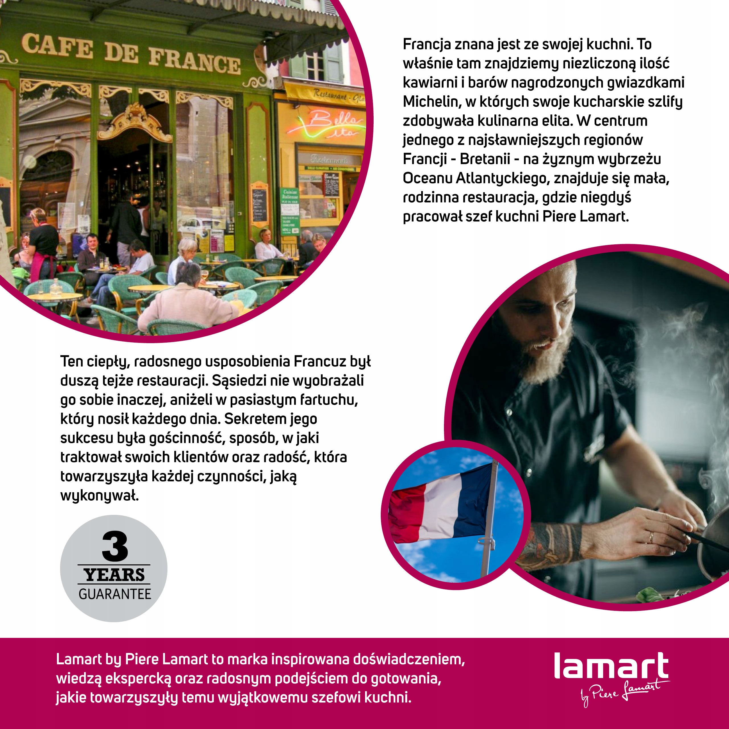 Patelnia Żeliwna Lamart LT1070 CIĘŻKA 25 cm Kolor czarny