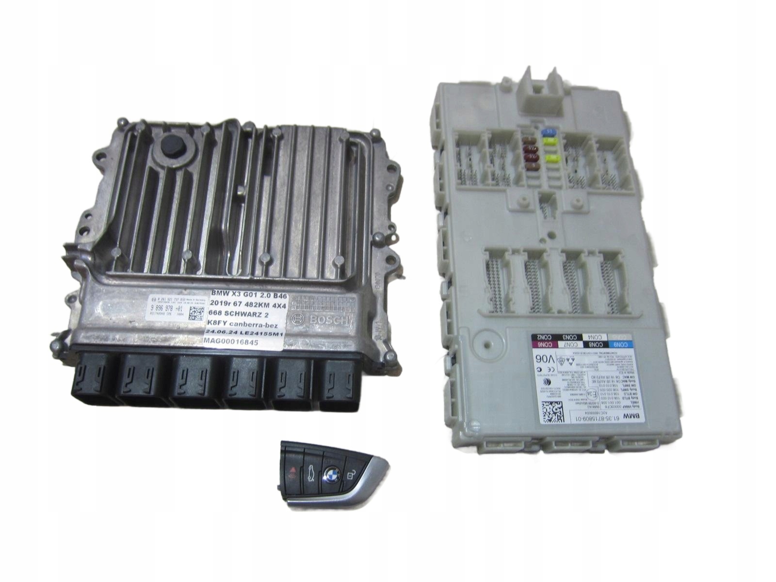 BMW X3 G01 B46 computer control unit of the engine module 8744139 12148678938 9896978