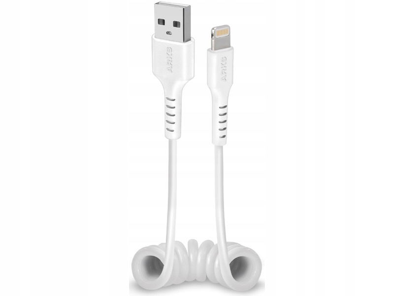

Kabel Usb Lightning Arks 0.5 m Biały