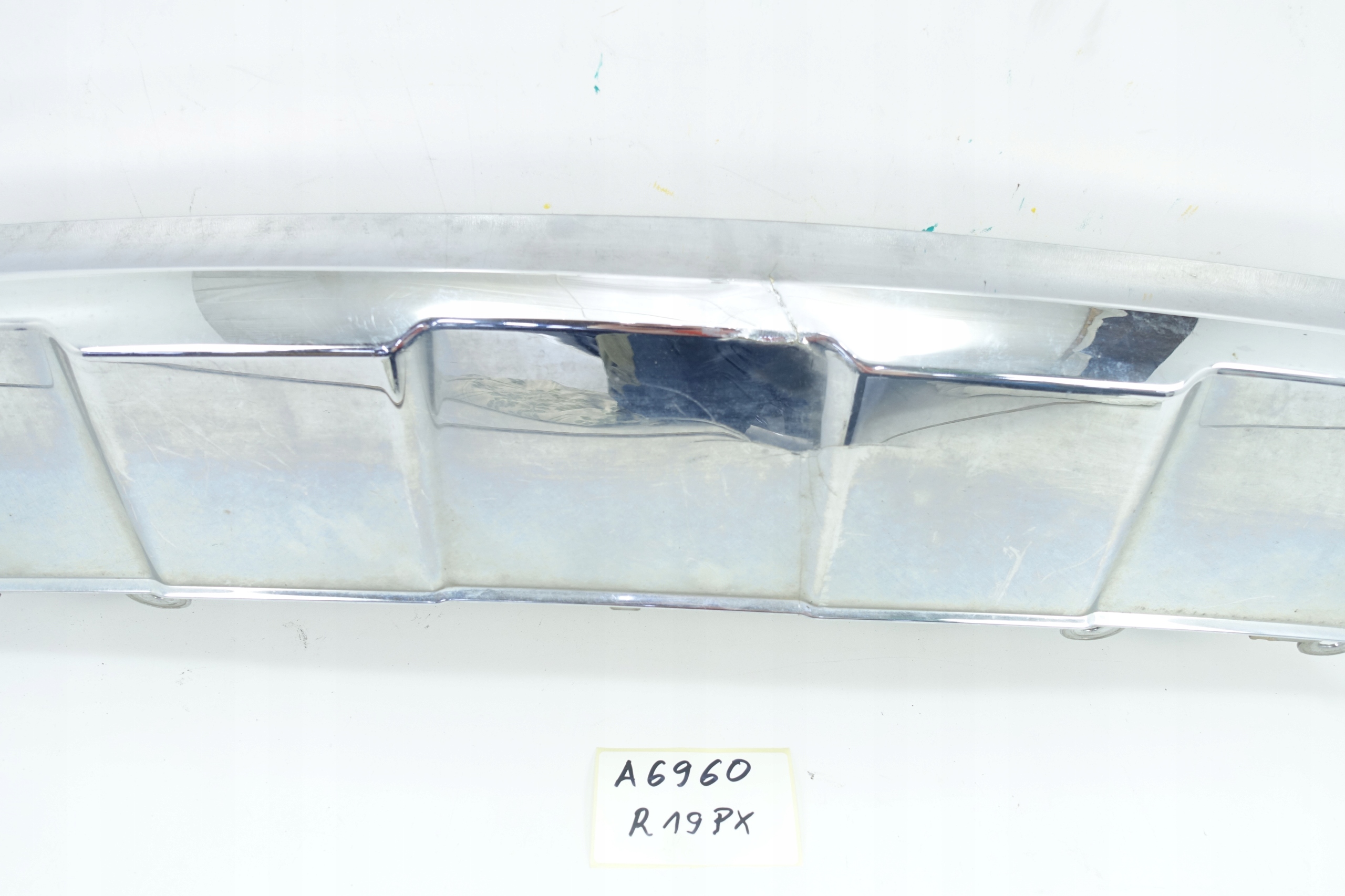 diffuser CHROM of a bumper rear part MERCEDES GLK W204