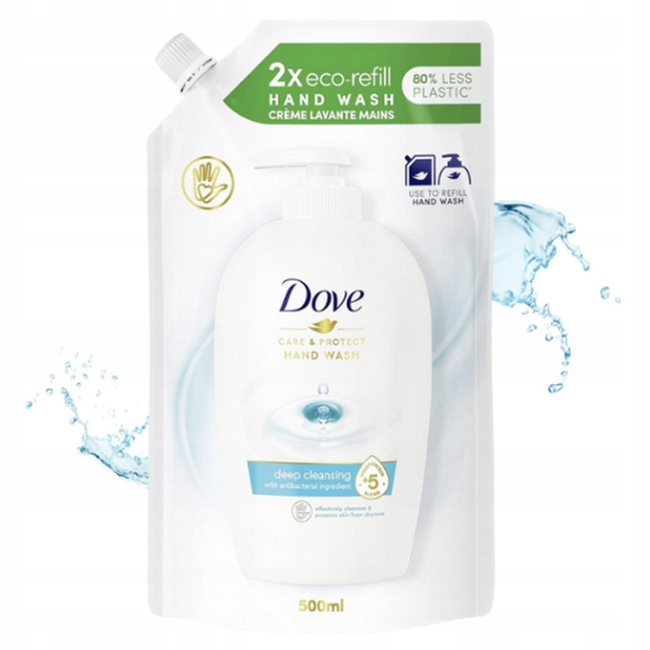 Levně Tekuté mýdlo Dove Care&Protect deep cleansing 500 ml