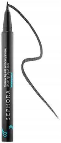 SEPHORA BRUSH TIP WATERPROOF LIQUID EYELINER - 01