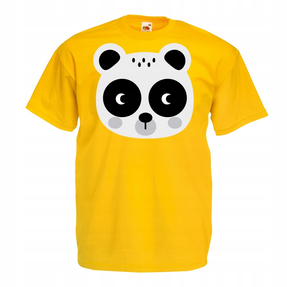 

Koszulka miś panda niedźwiadek bajka L żółta