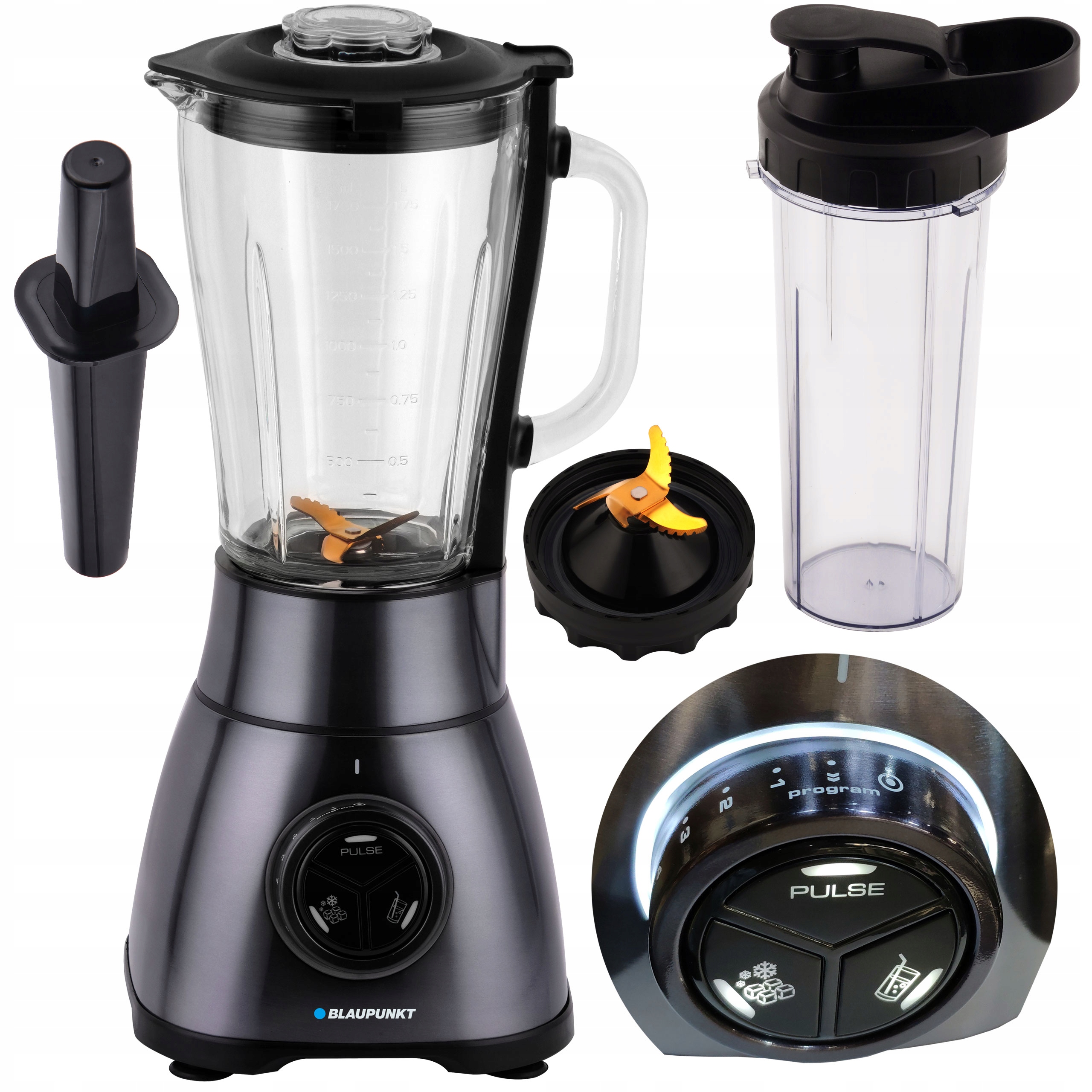 

Blender Kielichowy + Do Smoothie Blaupunkt TBG801