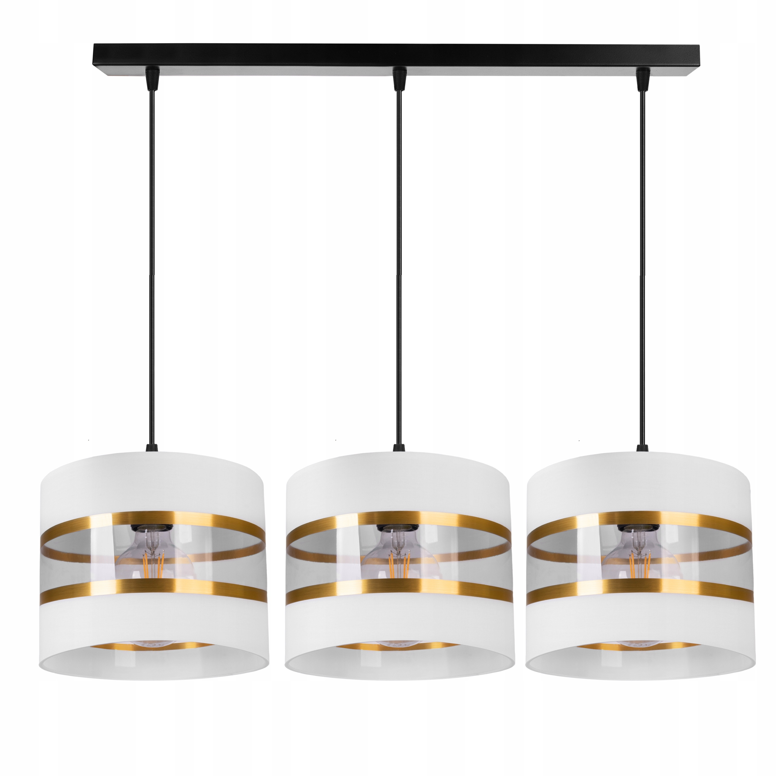 LAMPA WISZĄCA ZWIS SUFITOWA ŻYRANDOL ABAŻUR LED