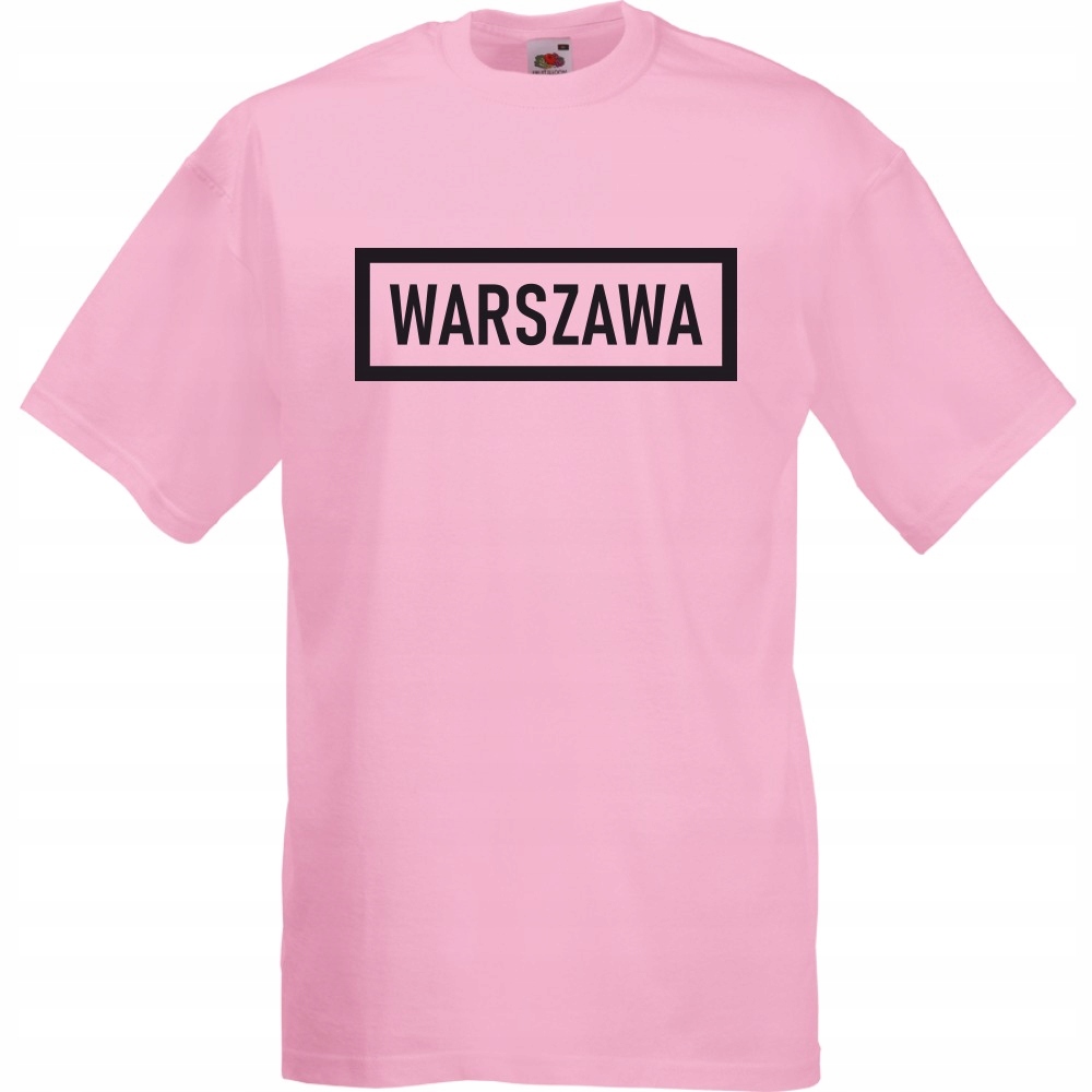 

Koszulka Warszawa stolica Polska M różowa