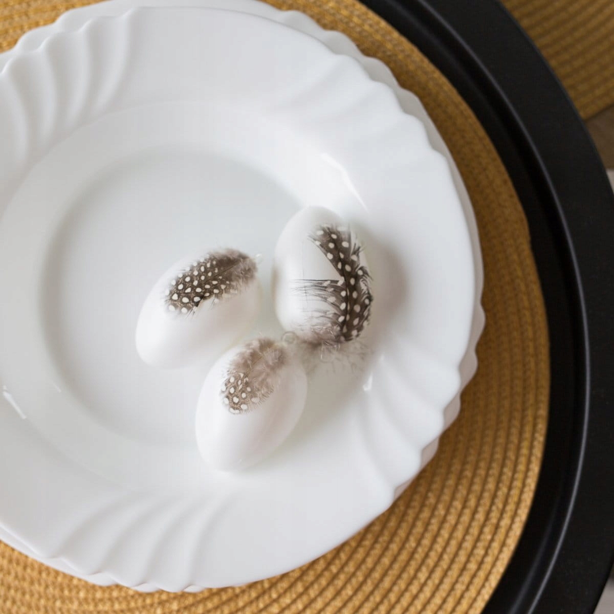 KOMPLET ZESTAW SERWIS OBIADOWY EBRO 36EL 12 OSÓB BIAŁE TALERZE BORMIOLI Linia Ebro