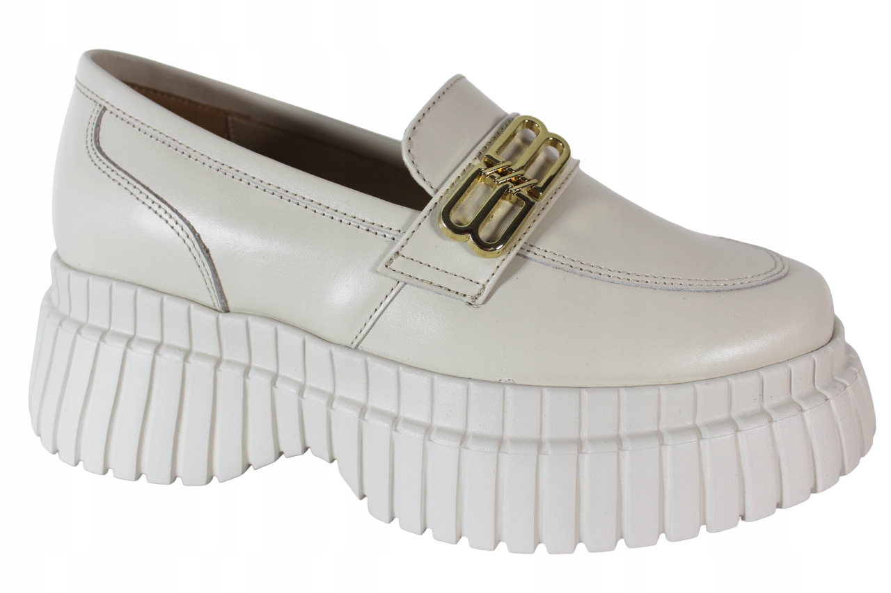 Polobotky Karino 5055 VEL.40 Kůže Béžová Lico
