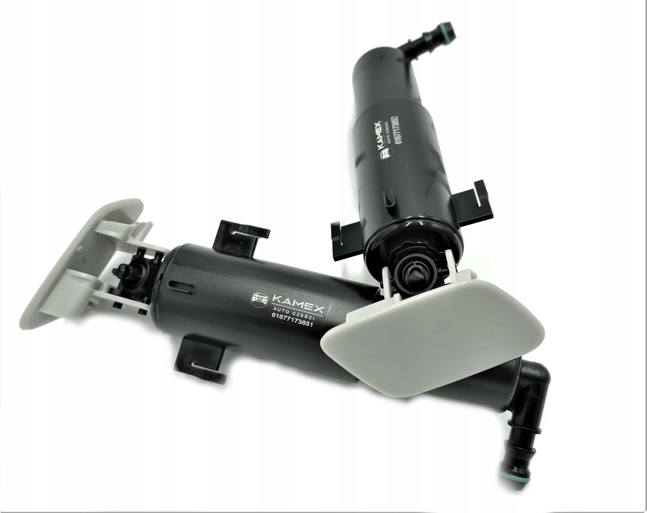 SPRYSKIWACZE LAMP BMW X5 E70 POLIFCIE Z ZASLEPKAMI Installation side front