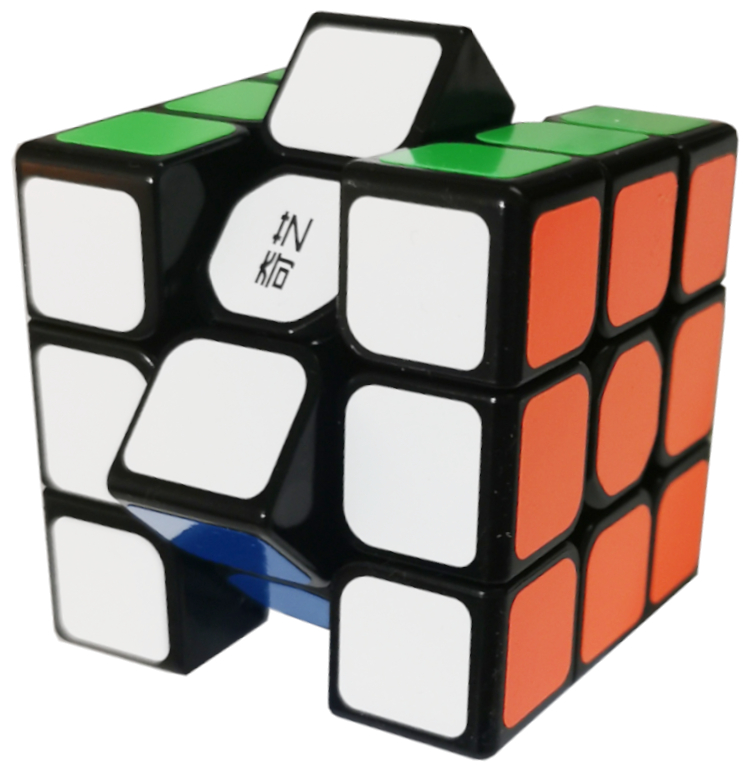 KOSTKA LOGICZNA 3x3x3 QiYi SpeedCube SAIL W + ALGORYTMY i PODSTAWKA Materiał plastik