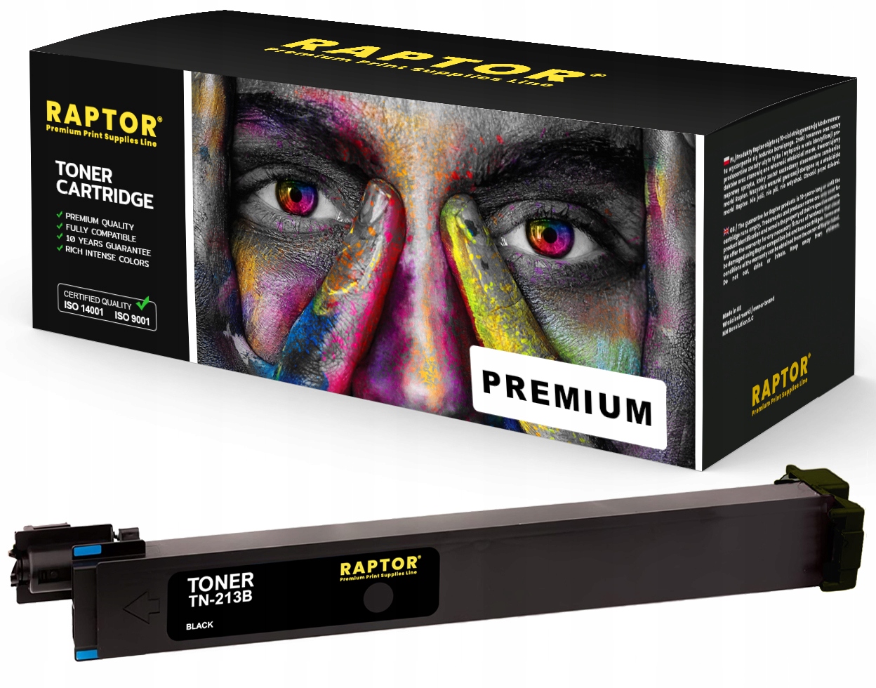 Toner pro Konica Minolta Bizhub C203 C253 TN213 Bk