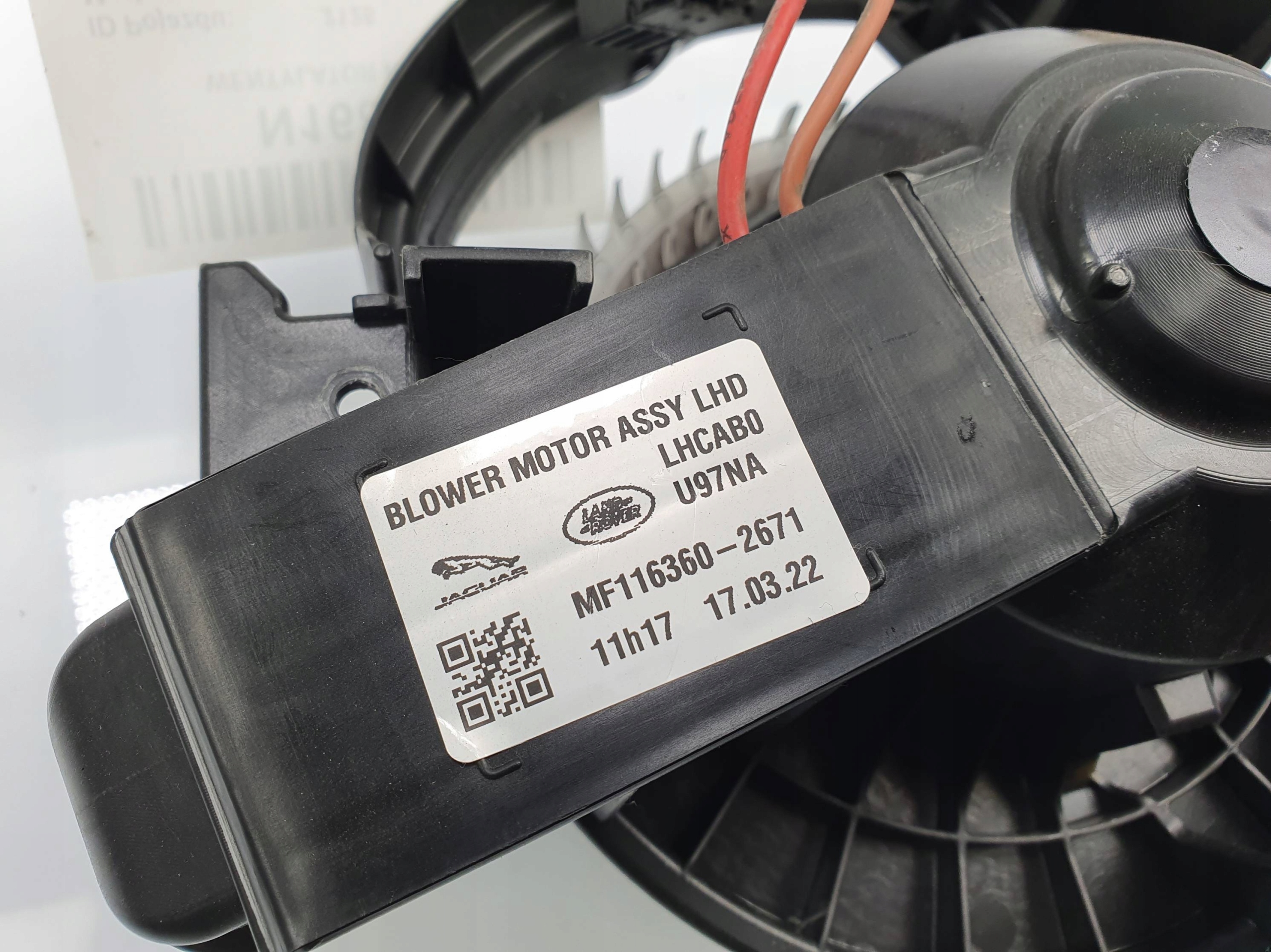heating fan cab MF116360-2671 JAGUAR XF PURE