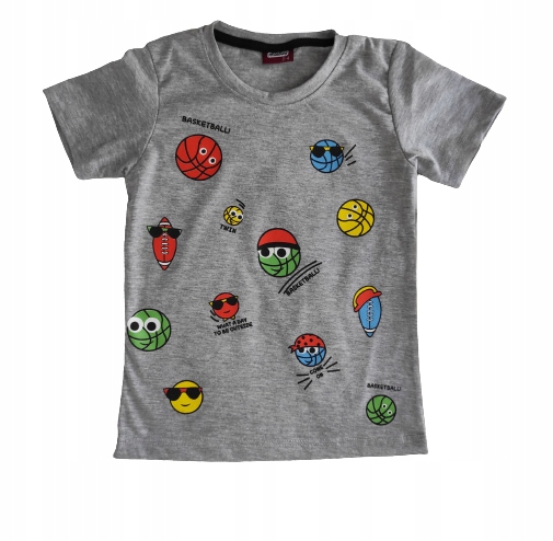 

T-shirt dla chłopca 92, koszulka chłopięca w piłki