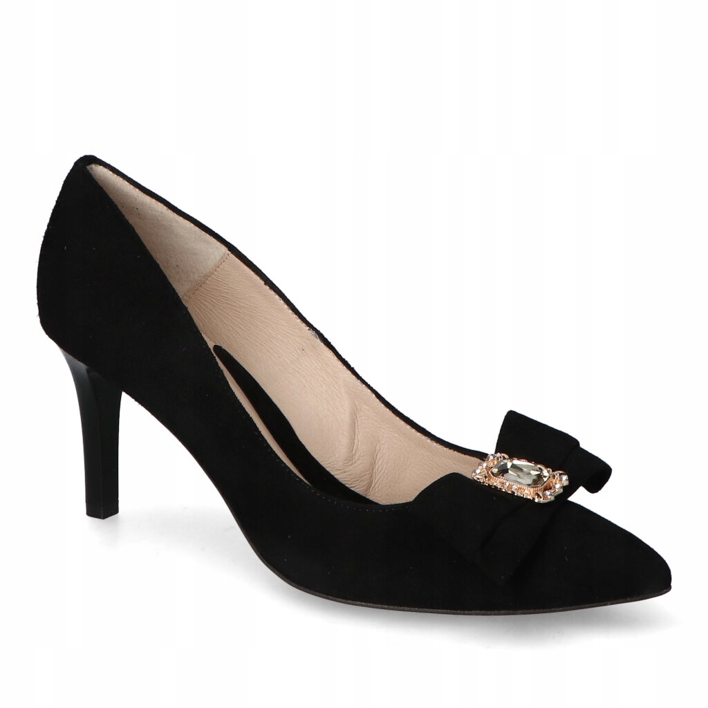 Boty Emis Z8212/442 Černý semiš 35