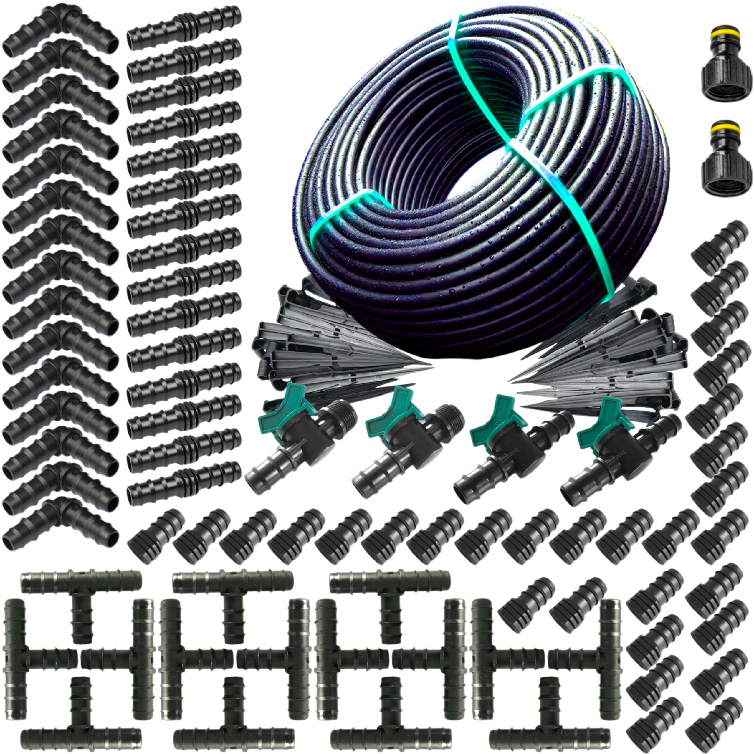 Zestaw Linia kroplująca wąż Nawodnienie 100M SET4 +100 181 akcesoriów