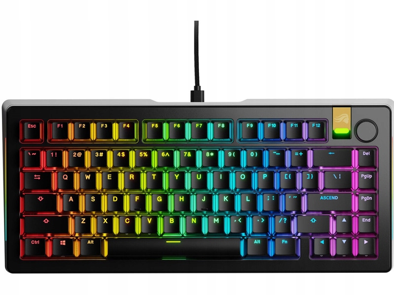 Glorious Gmmk 3 Pro 75% He Prebuilt Mechanická klávesnica čierna